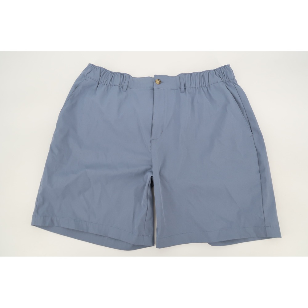Wowie Daily Shorts Men XL Blue Elastic Waist Stretch Casual Outdoor Activewear